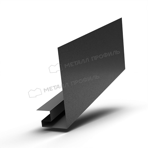 Планка откоса сложная 3D 245х75х2000 (VALORI-20-Черный Янтарь-0.5)