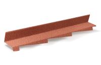 Планка примыкания левая AeroDek Tradition терракота
