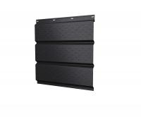 Софит металлический полная перфорация 0,45 Drap с пленкой RAL 9005 черный