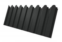 Профнастил С20А фигурный 0,45 Drap RAL 7016 антрацитово-серый