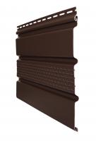 Софит T4 3,00 двухслойный акрил (АСА) Grand Line частично перфорированный темный дуб