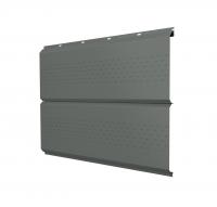 Софит ЭкоБрус new без перфорации 0,45 PE RAL 7005 мышино-серый