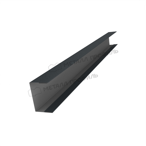 Планка стойки забора 35мм 36х24 х 2500 (VikingMP-01-7016-0.45)