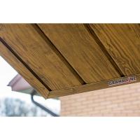 Софит ЭкоБрус без перфорации 0,345 Grand Line 0,45 Print Elite Golden Wood TwinColor