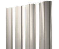 Штакетник Полукруглый Slim 0,45 Print Elite Milky Wood TwinColor