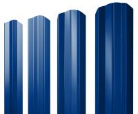 Штакетник М-образный А фигурный 0,45 PE RAL 5002 ультрамариново-синий