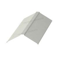 Планка конька плоского 150х150х2000 NormanMP (ПЭ-01-9002-0.5)