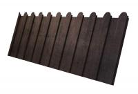 Профнастил С8А фигурный 0,45 Print-double Elite с пленкой Antique Wood