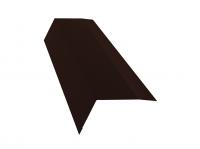 Планка карнизная 100х65 0,5 GreenCoat Pural BT с пленкой RR 887 шоколадно-коричневый (RAL 8017 шоколад) (2м)