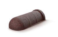 Конек полукруглый начальный HIP AeroDek Tradition /Firenze cерый валун