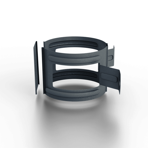 Держатель трубы D100 (на дерево) Foramina Freeze (FRZ_D-01-Grey\Grey-0.6)