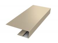 J-Профиль 18мм 0,5 Satin с пленкой RAL 1015 светлая слоновая кость (2,5м)