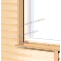 Планка аквилона малая 35х20х3000 (ПЭ-01-5002-0.45)