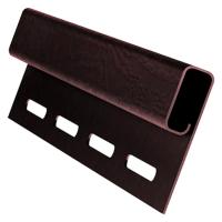 Планка финишная 3,00 двухслойная Grand Line акрил (АСА) темный дуб