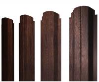 Штакетник П-образный А фигурный 0,45 Print-Double Premium Cherry Wood Lite Fresh