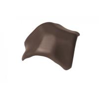 Вальмовая черепица Braas Рубин 13V темно-коричневый