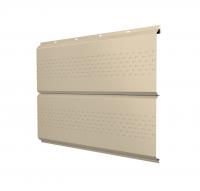 Софит ЭкоБрус new без перфорации 0,45 PE RAL 1015 светлая слоновая кость