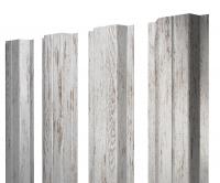 Штакетник П-образный В 0,45 Print Elite Snow Wood TwinColor