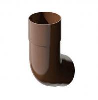 Колено трубы ТЕХНОНИКОЛЬ ПВХ ПВХ, 108°, коричневый