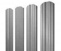 Штакетник Twin фигурный 0,45 Drap TX RAL 7004 сигнальный серый
