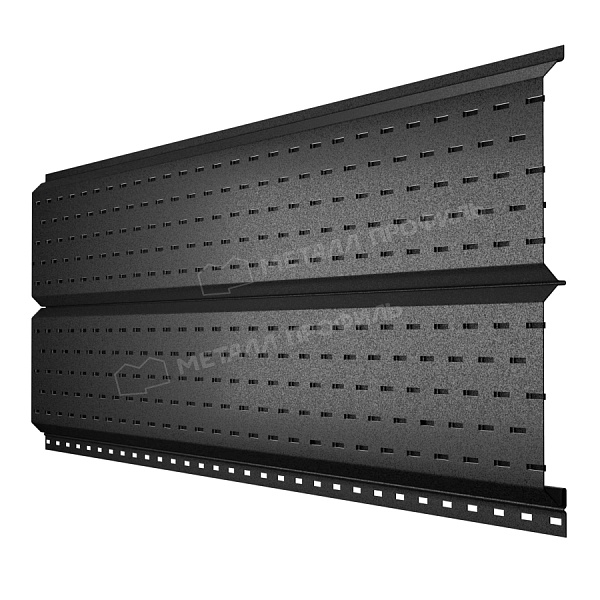 Софит МЕТАЛЛ ПРОФИЛЬ Lбрус-15х240 (VikingMP E-20-9005-0.5)