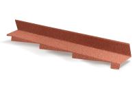 Планка примыкания правая AeroDek Tradition терракота