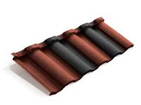 Лист Metrotile MetroRoman красно-черный