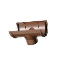 Воронка желоба ТЕХНОНИКОЛЬ ПВХ ПВХ 125/82, темно-коричневый