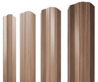 Штакетник М-образный А фигурный 0,45 Print Elite Honey Wood TwinColor