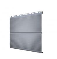 ЭкоБрус 0,345 Gofr 0,45 PE RAL 9006 бело-алюминиевый