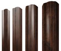 Штакетник М-образный А фигурный 0,45 Print Elite Cherry Wood TwinColor