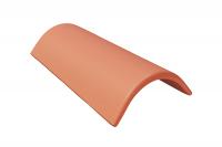 Коньковая черепица с зажимом Braas Доппель-С красный