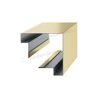 Планка угла наружного сборная верхняя 3D Woodstock 83х30х3000 NormanMP (ПЭ-01-1014-0.5)