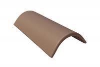 Коньковая черепица с зажимом Braas Доппель-С коричневый