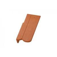 Боковая цементно-песчанная черепица 3/4 Braas Ревива левая, красный