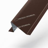 Планка снегозадержателя 95х65х2000 (ПЭ-01-8017-0.45)