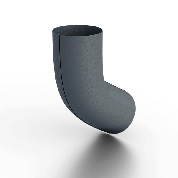 Колено трубы D100 Foramina Freeze (FRZ_D-01-Grey\Grey-0.6)