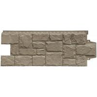 Фасадная панель Grand Line Крупный камень Элит какао