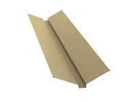 Планка ендовы верхней 115х30х115 0,45 PE с пленкой RAL 1014 слоновая кость (2,5м)