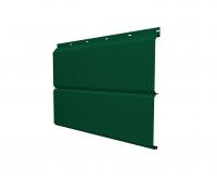 Софит ЭкоБрус с перфорацией 0,345 Grand Line 0,45 Drap ST с пленкой RAL 6005 зеленый мох