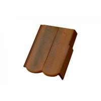 Боковая цементно-песчаная черепица Braas Ревива правая, антик