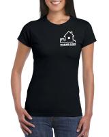 Футболка черная, Классика, женская р.XXS