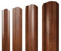 Штакетник М-образный А фигурный 0,45 Print Elite Rowan TwinColor