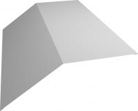 Планка конька плоского 145х145 0,5 Zn (2м)