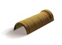 Конек полукруглый одинарный Mtile охра