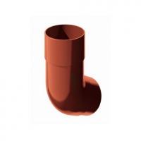 Колено трубы ТЕХНОНИКОЛЬ ПВХ 125/82, 135°, красный