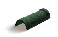 Конек полукруглый одинарный Mtile зеленый