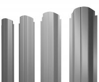 Штакетник П-образный А фигурный 0,45 Drap RAL 7004 сигнальный серый