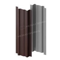 Штакетник металлический МП LАNE-T 16,5х99 (VikingMP E-20-8019-0.5)