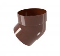 Колено трубы 45 град. ПВХ Grand Line шоколадное (RAL 8017)